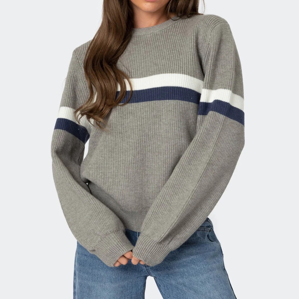 Oversized Striped Sweater